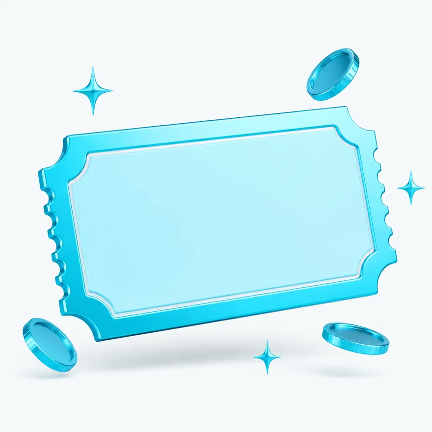 Blank coupon ticket — Casino Tucan