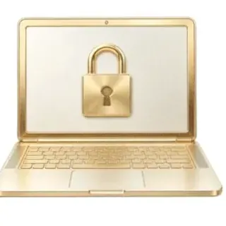 Laptop with padlock — Casino Tucan