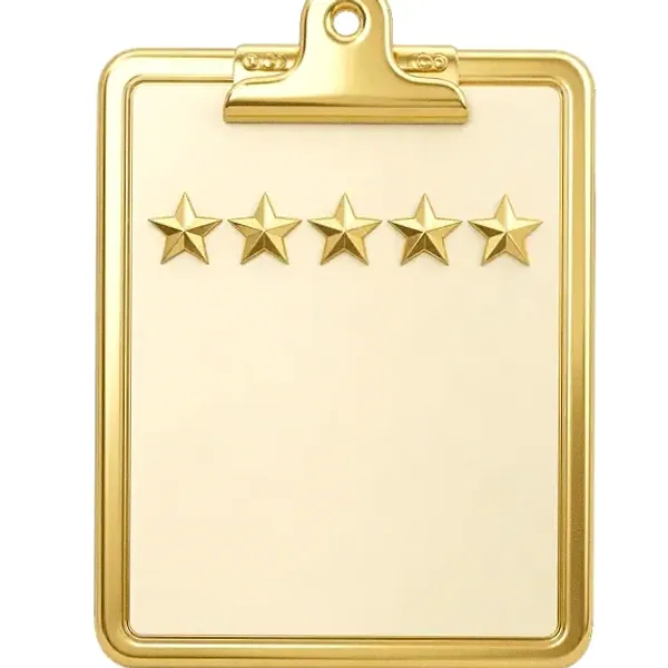 Star rating clipboard — Casino Tucan
