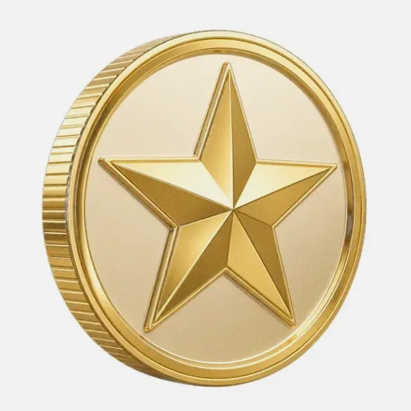 Star-emblem coin — Casino Tucan