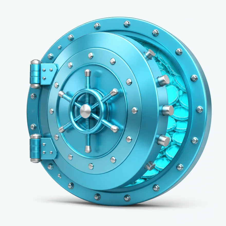 Round bank vault — Casino Tucan