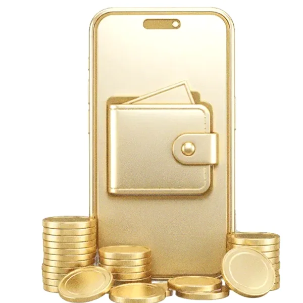 Smartphone with wallet — Casino Tucan
