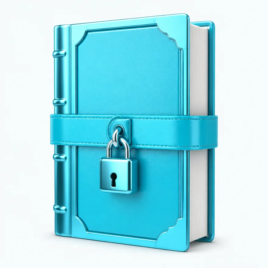 Book with padlock strap — Casino Tucan