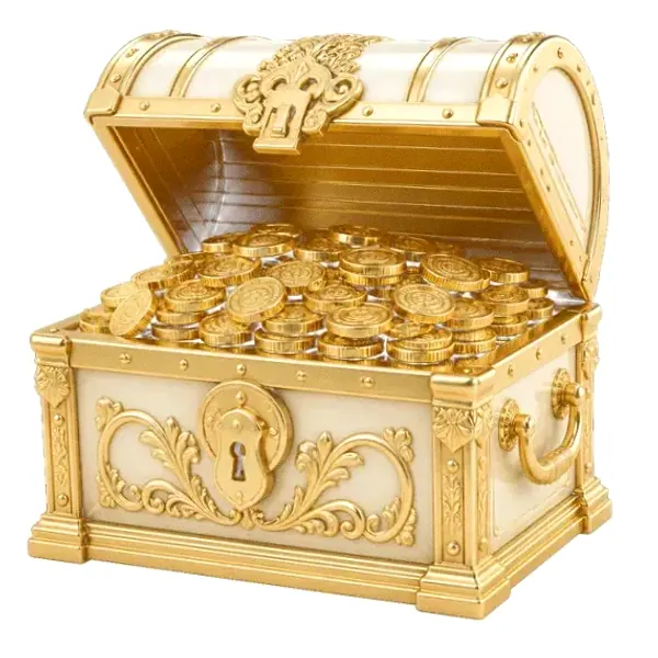 Open treasure chest — Casino Tucan