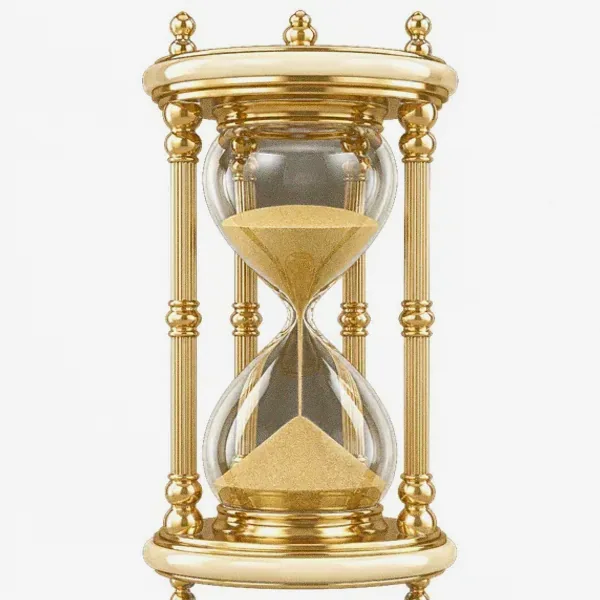 Ornate hourglass — Casino Tucan