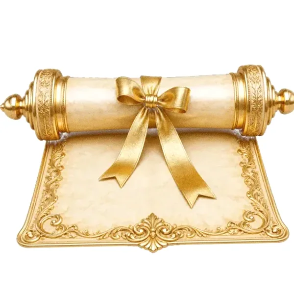 Decorated parchment scroll — Casino Tucan
