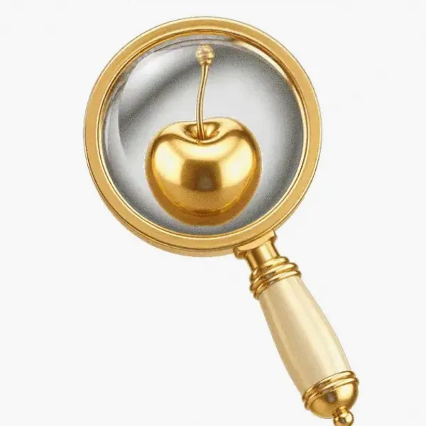 Cherry magnifying glass — Casino Tucan